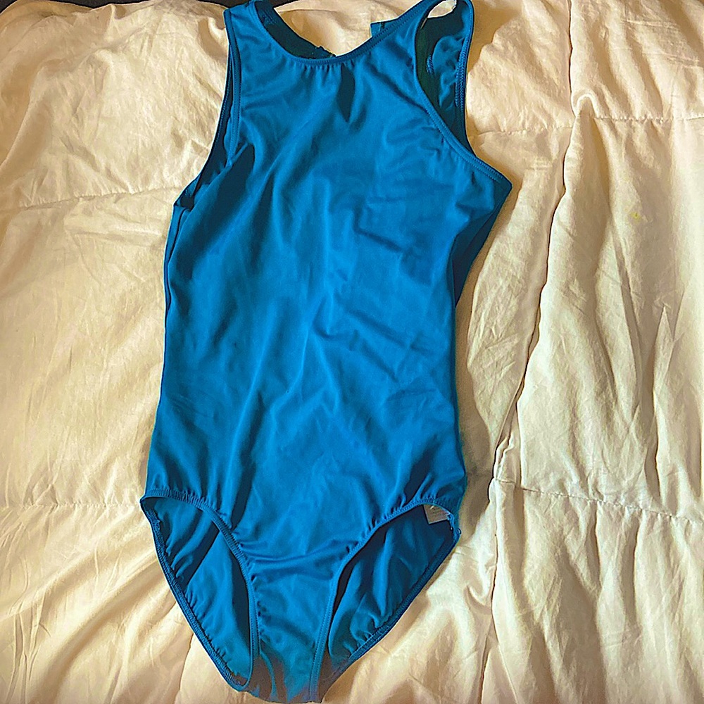 Teal leotard